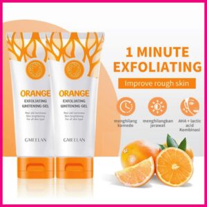 ১ টি Orange Exfoliating Whitening Gel এর সাথে ১ টি স্যাফরন গোট মিল্ক সোপ ফ্রি